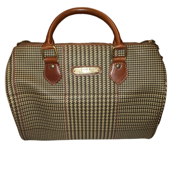 RALPH LAUREN Two-way Boston Bag Vintage   - Picture 1 of 5